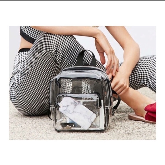 mini transparent backpack
